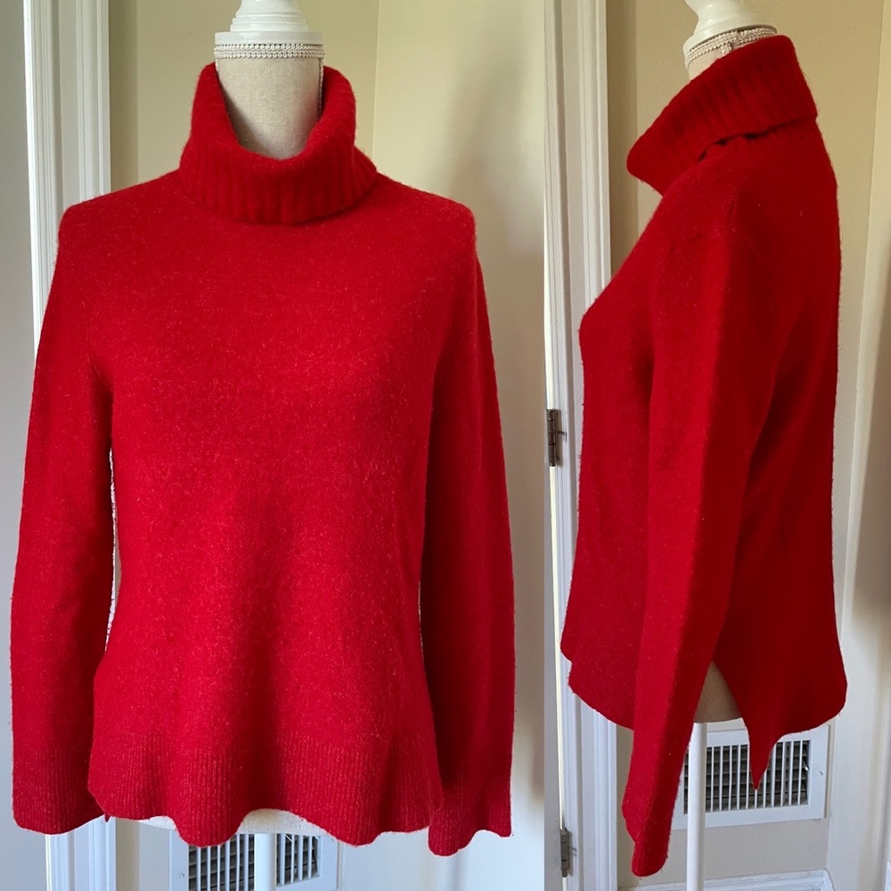 Wool Alpaca Turtleneck Sweater S